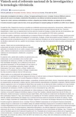 Vintech ser el referente nacional de la investigacin y la tecnologa vitivincola